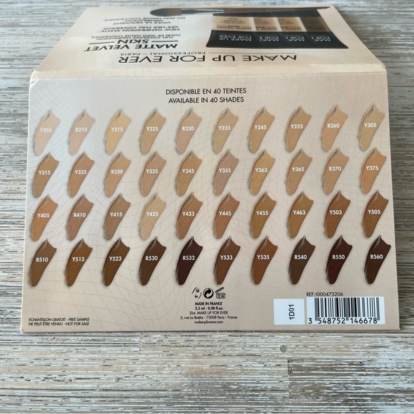 NEW Makeup Forever Sample Foundation - 3Pc - Picture 3 of 4